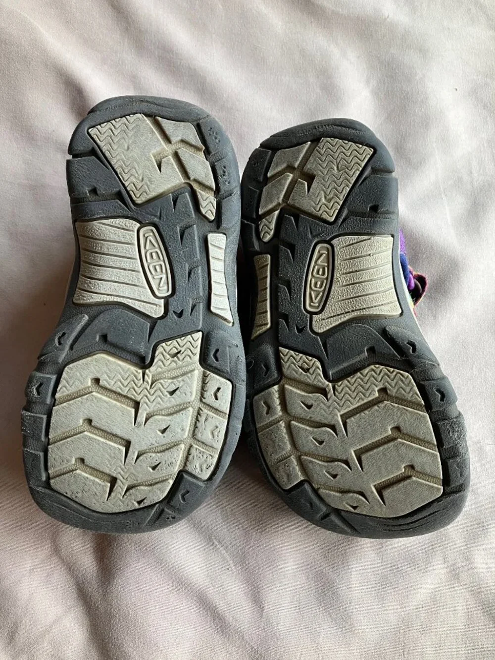 KEEN Newport H2 Toddler Size 10 Purple Rainbow Sport Sandals Hiking Water Shoes